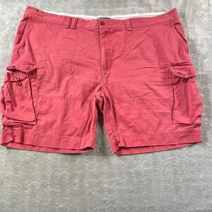 Polo Ralph Lauren Cargo Shorts Mens 54B Red Classic Fit Preppy Luxury‎ Casual